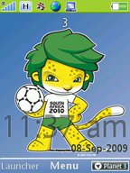 World Cup 2010 Theme Front page