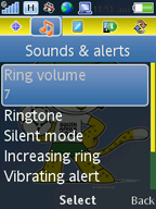 World Cup 2010 Theme settings page