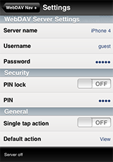 Config options